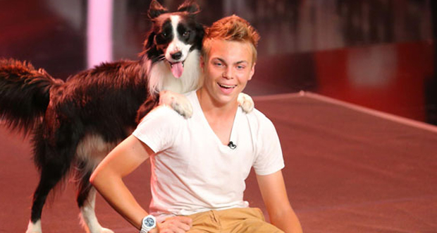 Lukas Pratschker gewinnt mit Falco das Supertalent