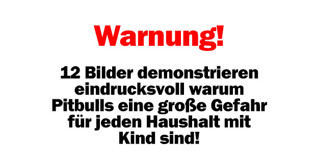 Warum Pitbulls für Kinder eine große Gefahr sind